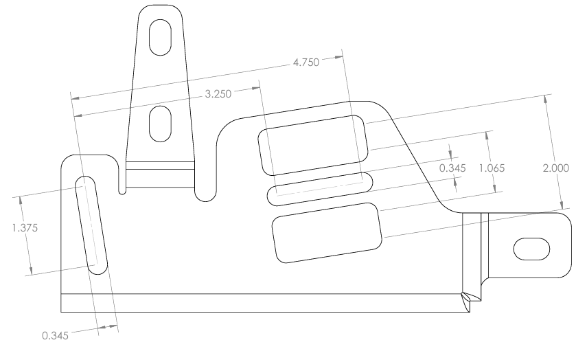 E90/E91/E92/E93 OEM Location Hydraulic Handbrake Mount