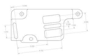 E46/E36 OEM Location Hydraulic Handbrake Mount